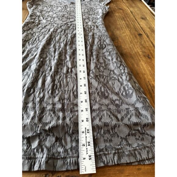 Merrell Opti-wick Midi Dress Cap Sleeve Size Small Gray Outdoors Hiking Hippie - Picture 10 of 12